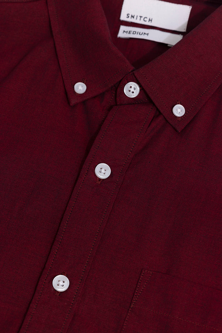 Plateau Maroon Shirt