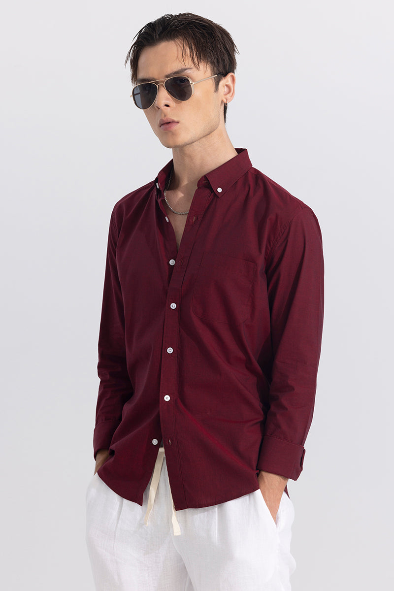 Plateau Maroon Shirt