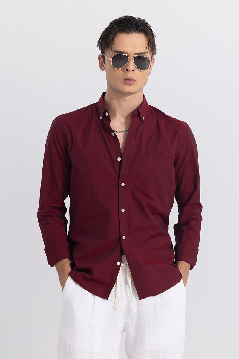 Plateau Maroon Shirt