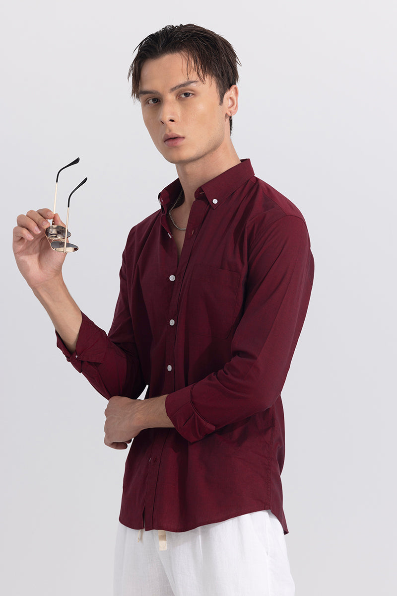 Plateau Maroon Shirt