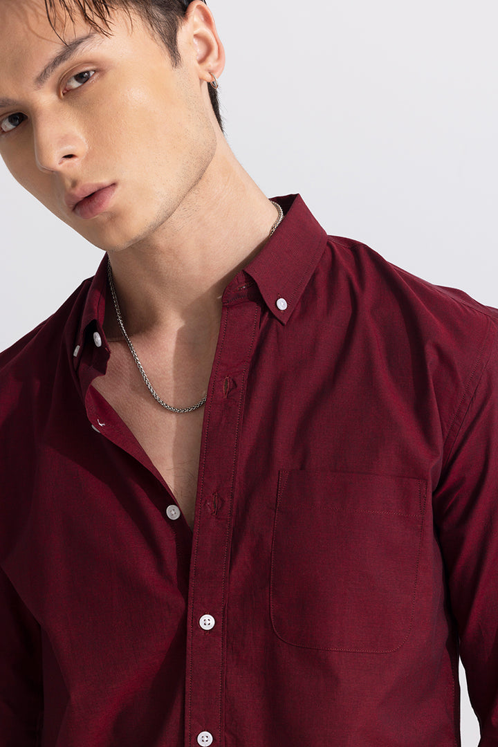 Plateau Maroon Shirt