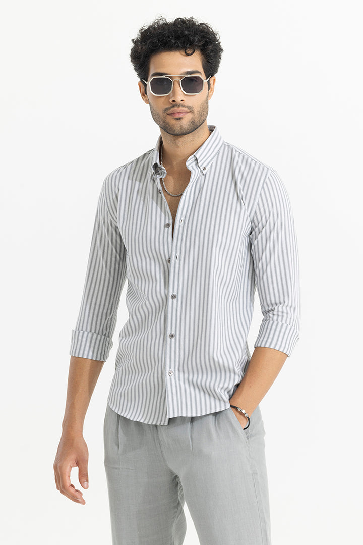 Cabana Stripes Grey Shirt