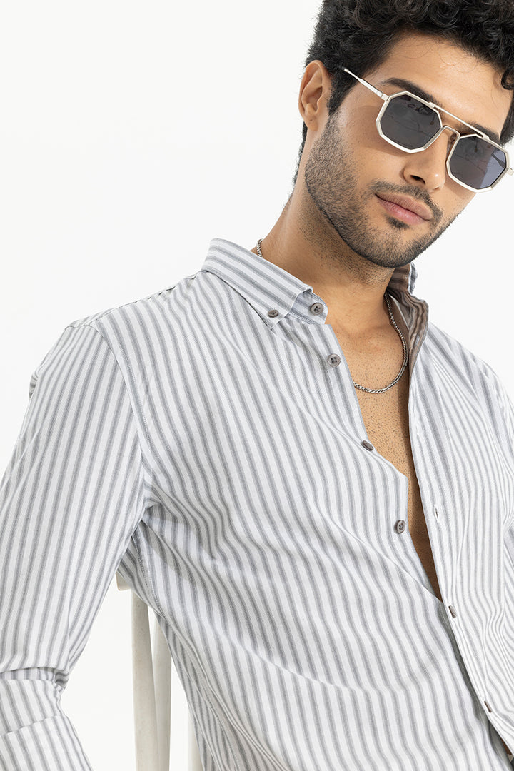 Cabana Stripes Grey Shirt