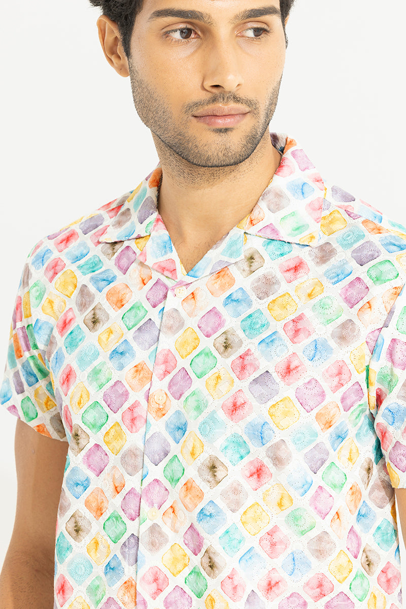 Multihue Embroidery Shirt