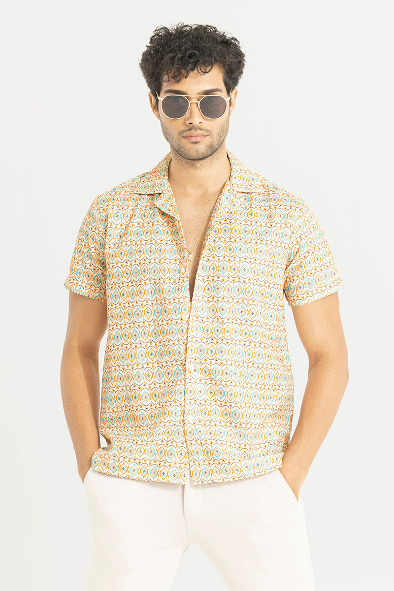 Onthread Yellow Embroidery Shirt