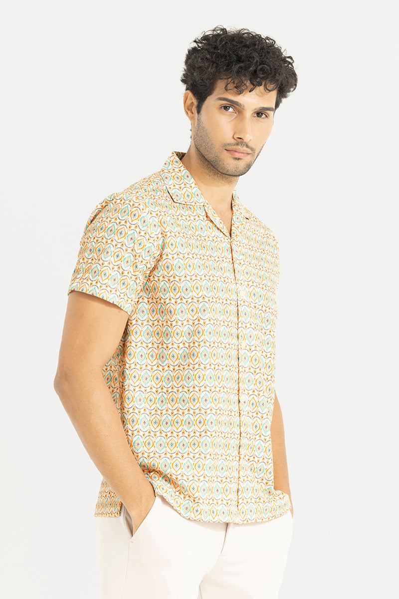 Onthread Yellow Embroidery Shirt