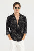 Callic Flower Black Shirt