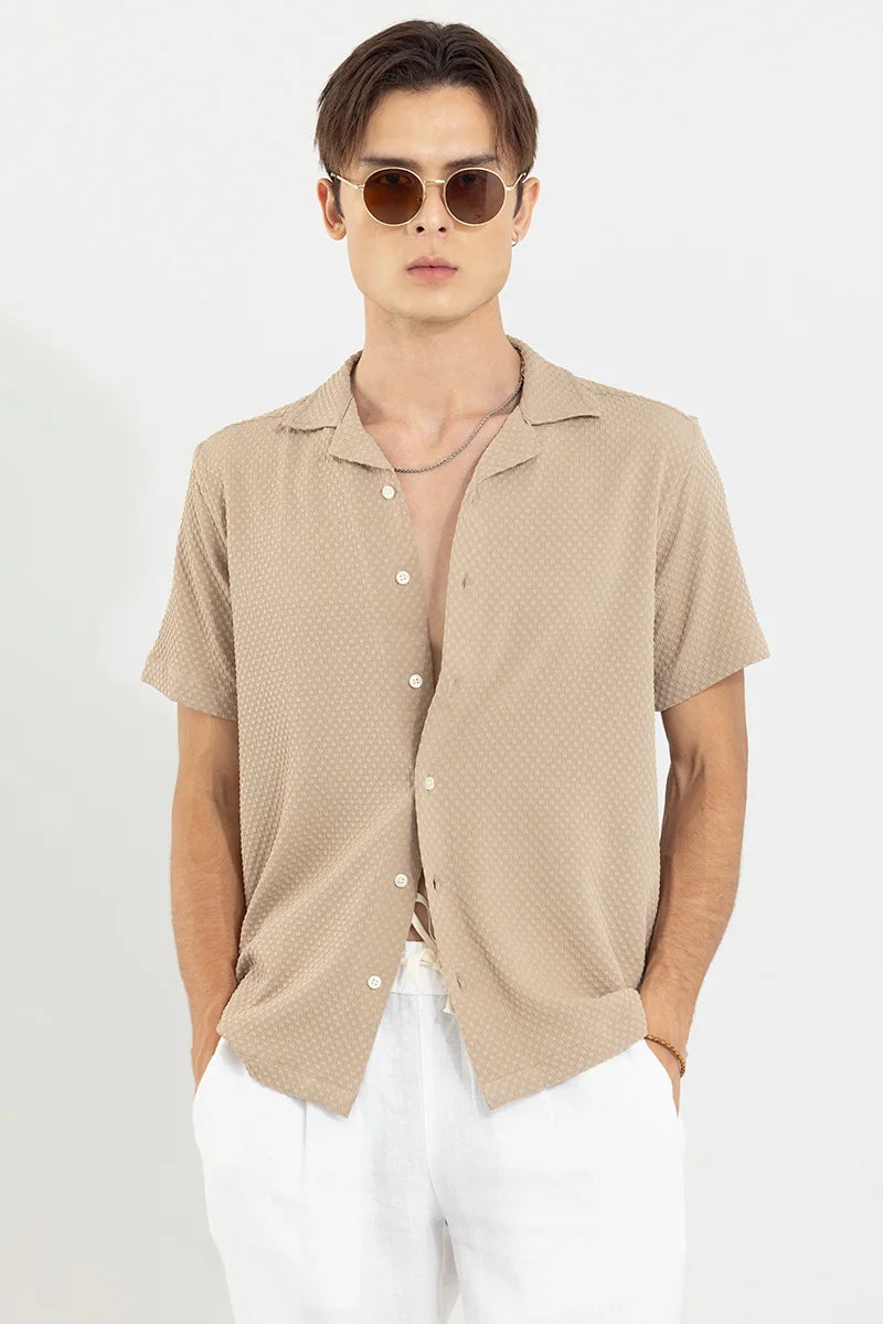 Breezy Bluffs Beige Shirt