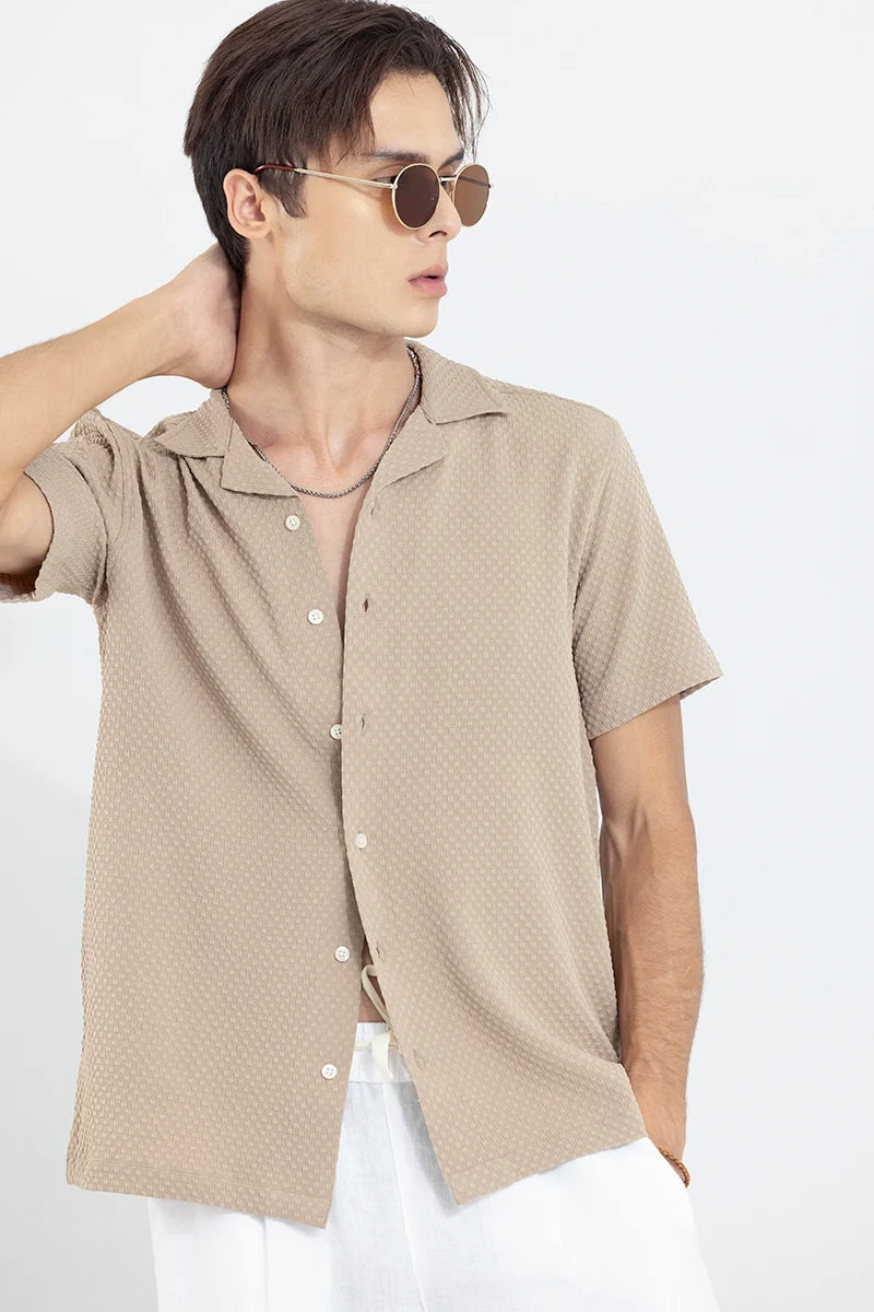 Breezy Bluffs Beige Shirt