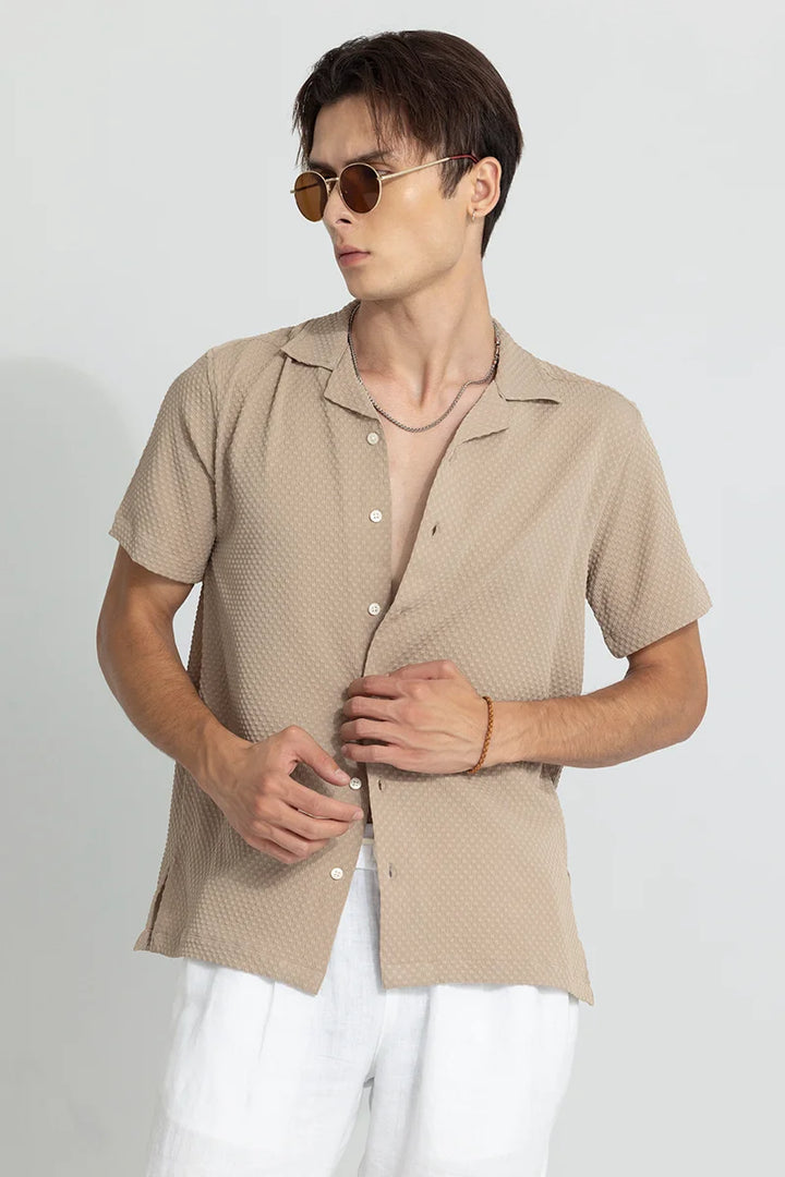 Breezy Bluffs Beige Shirt