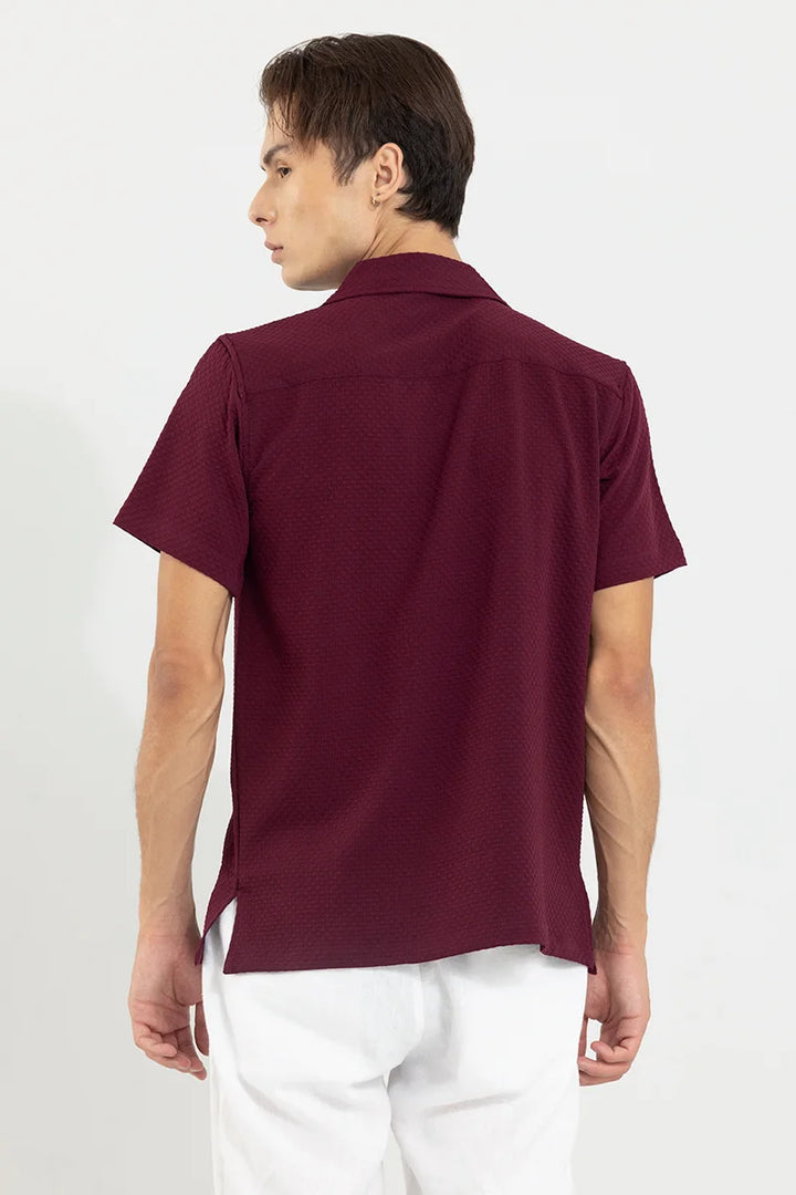 Breezy Bluffs Burgundy Shirt