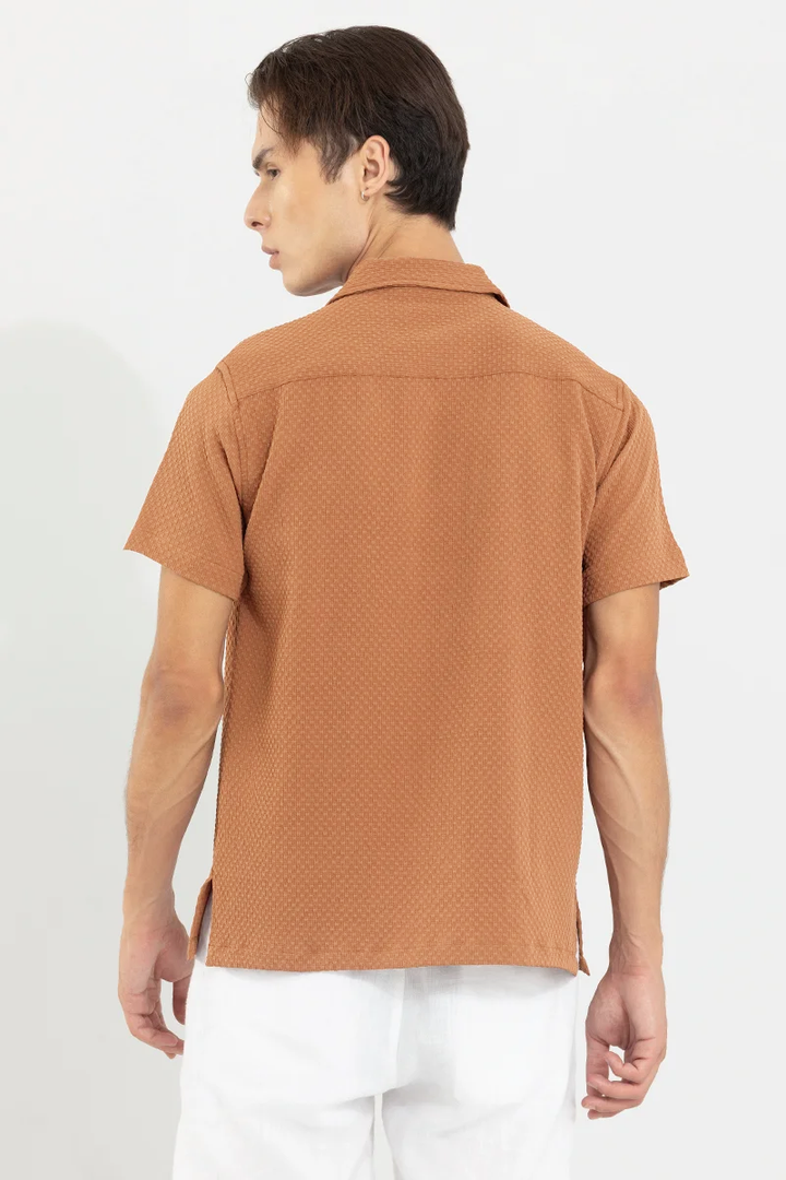 Breezy Bluffs Sand Brown Shirt