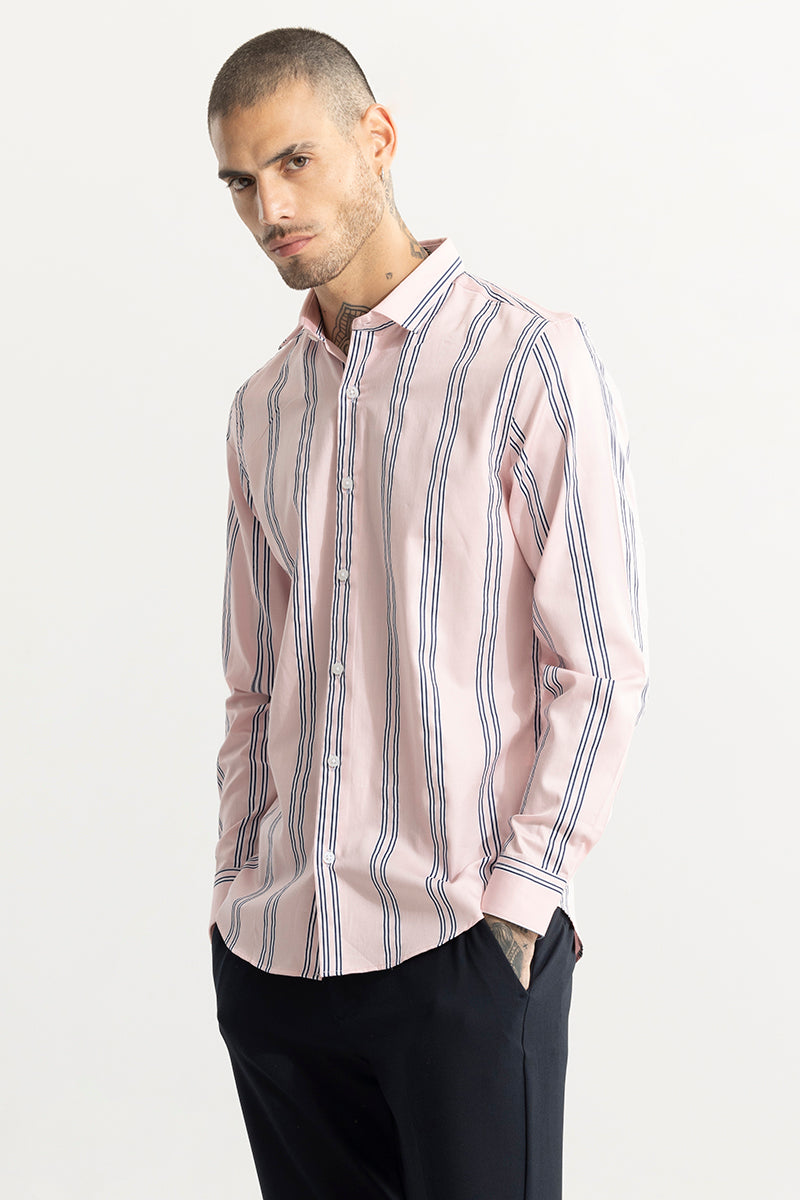 Quadruple Pink Stripe Shirt