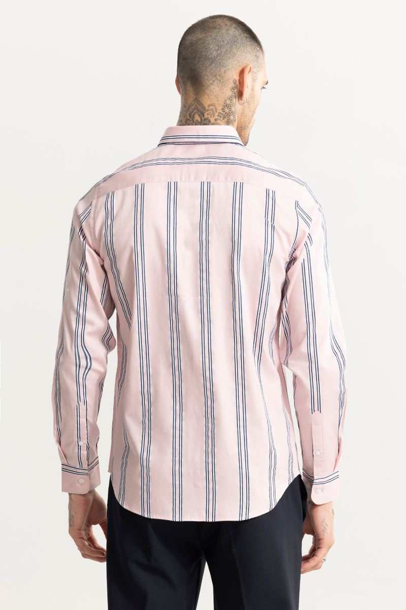 Quadruple Pink Stripe Shirt