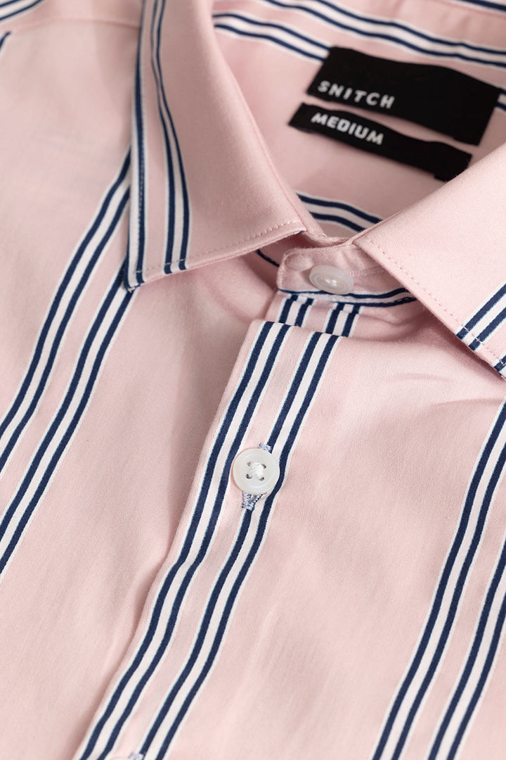 Quadruple Pink Stripe Shirt