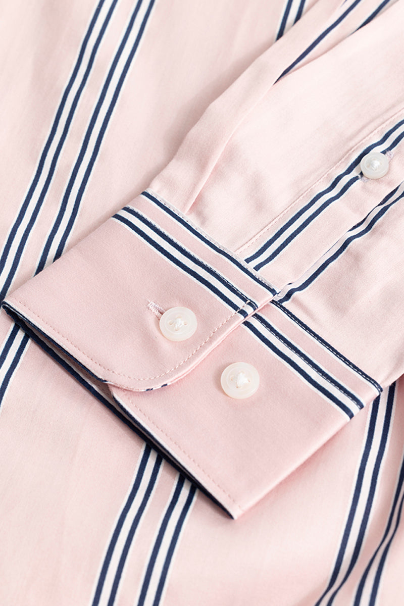 Quadruple Pink Stripe Shirt