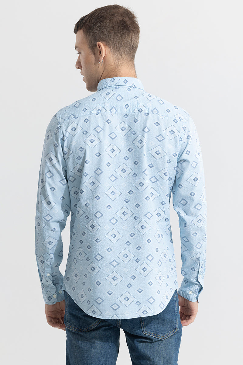 Cloister Blue Seersucker Shirt