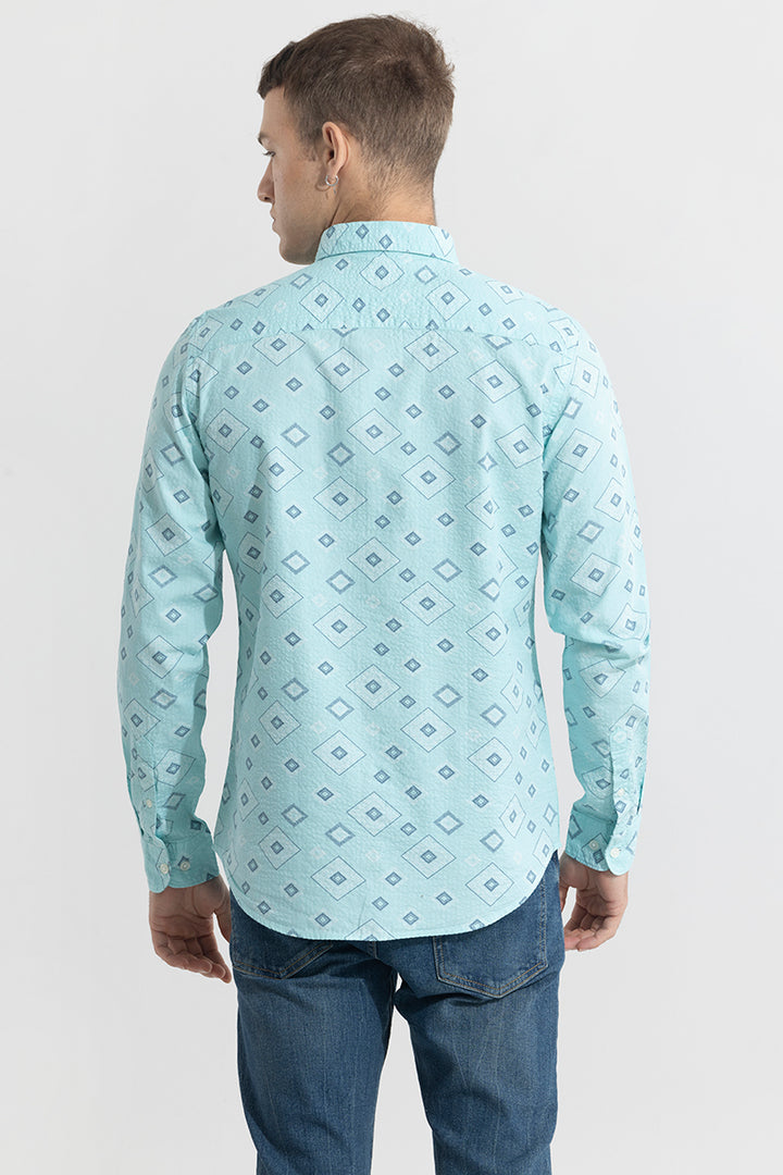 Cloister Green Seersucker Shirt