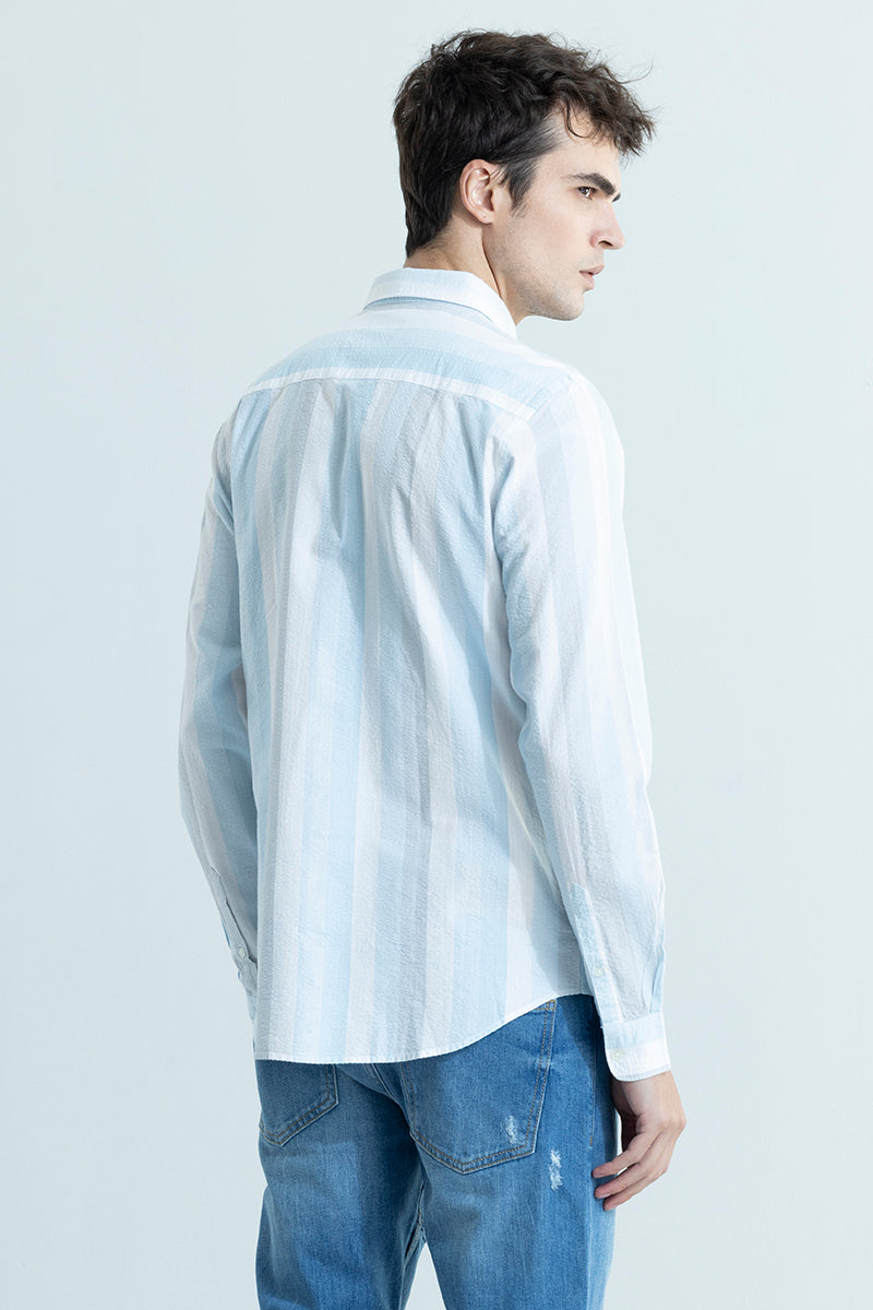 Dapper Stripe Sky Blue Shirt