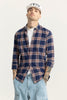 Fogey Dark Blue Checks Shirt