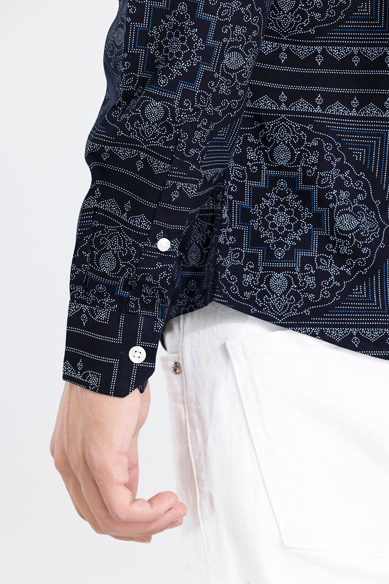 Poetry Paisley Navy Shirt