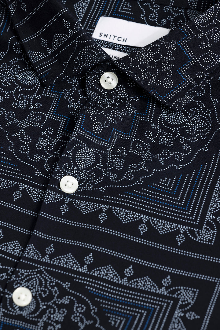 Poetry Paisley Navy Shirt