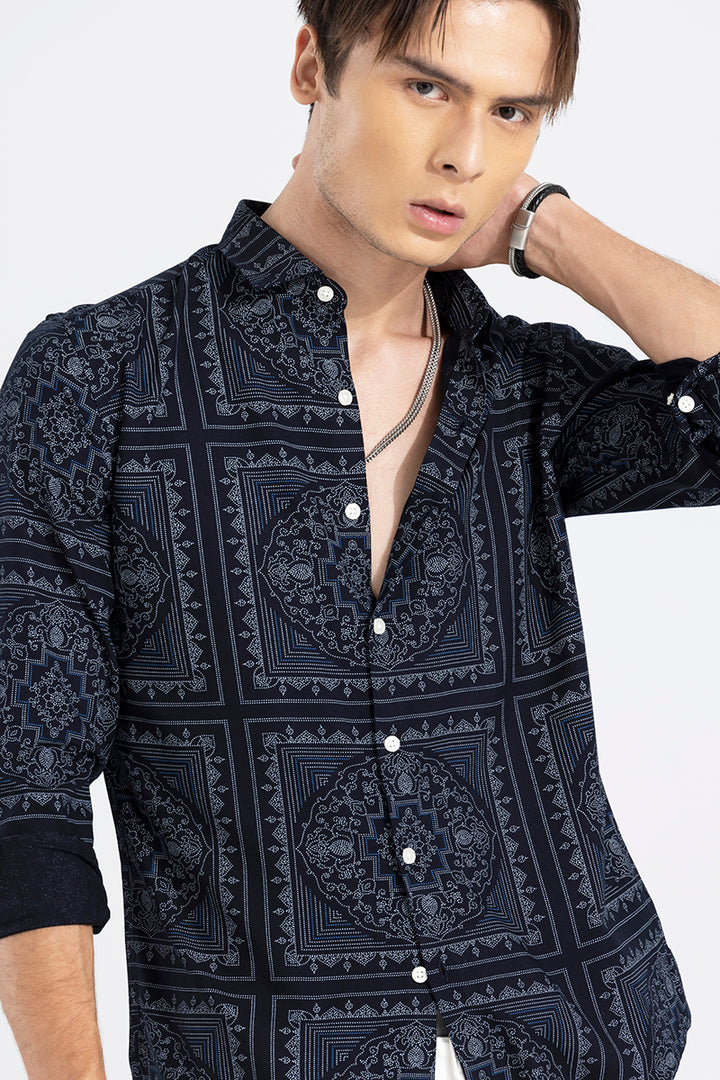 Poetry Paisley Navy Shirt