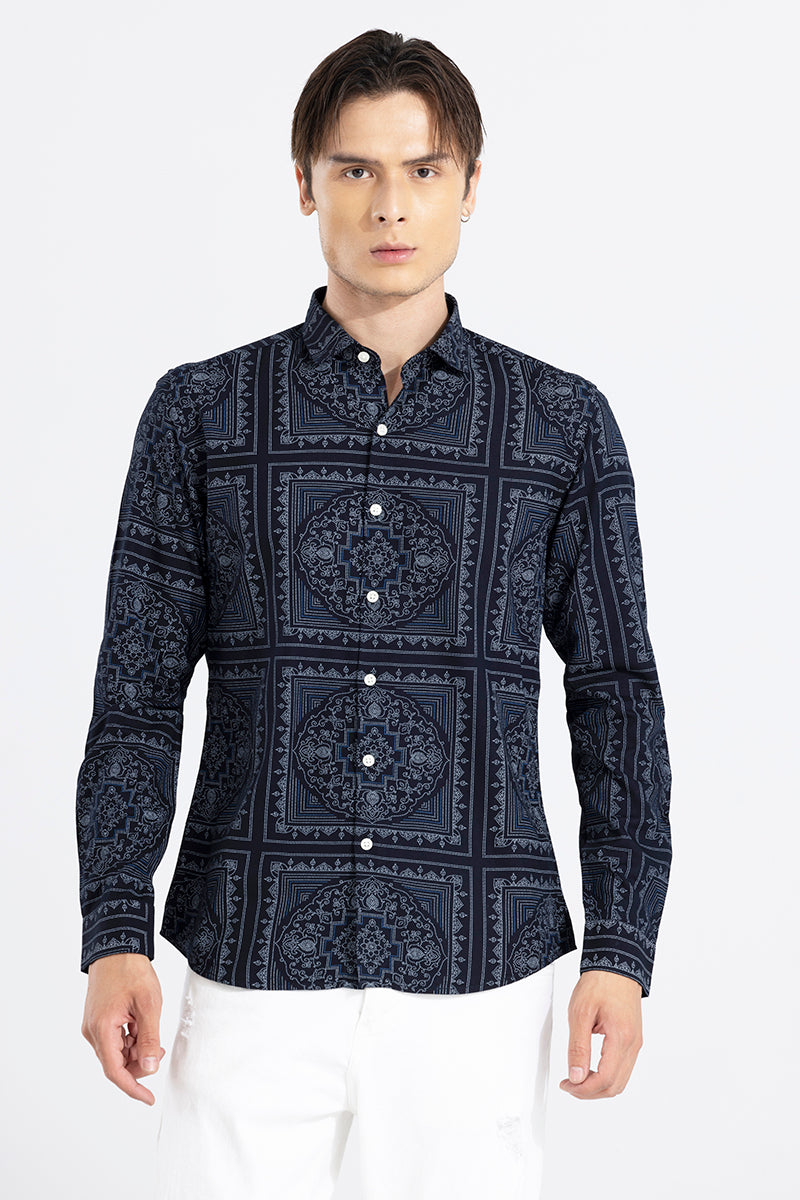 Poetry Paisley Navy Shirt