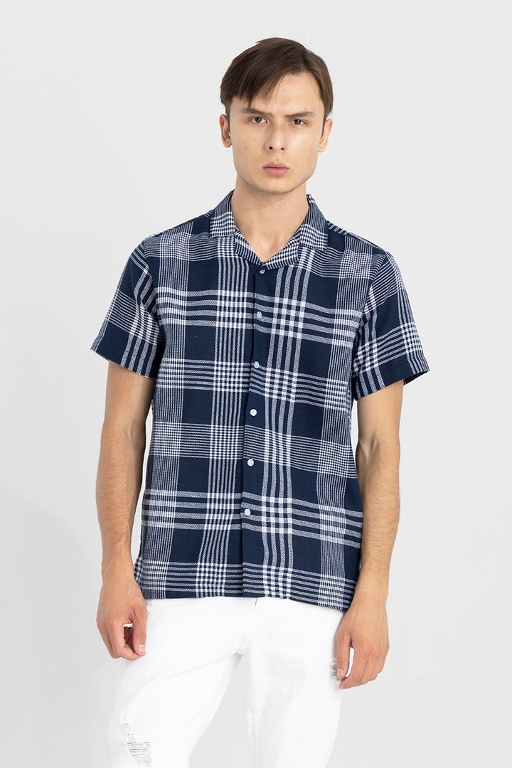 Cottage Core Navy Shirt