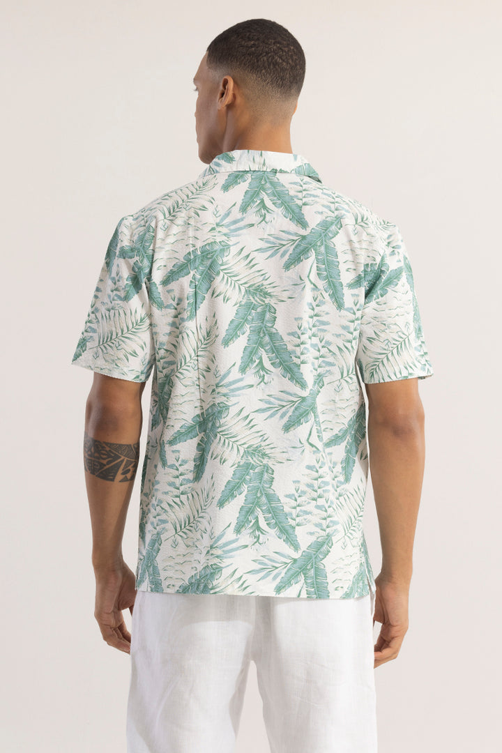 Locust Green Seersucker Shirt