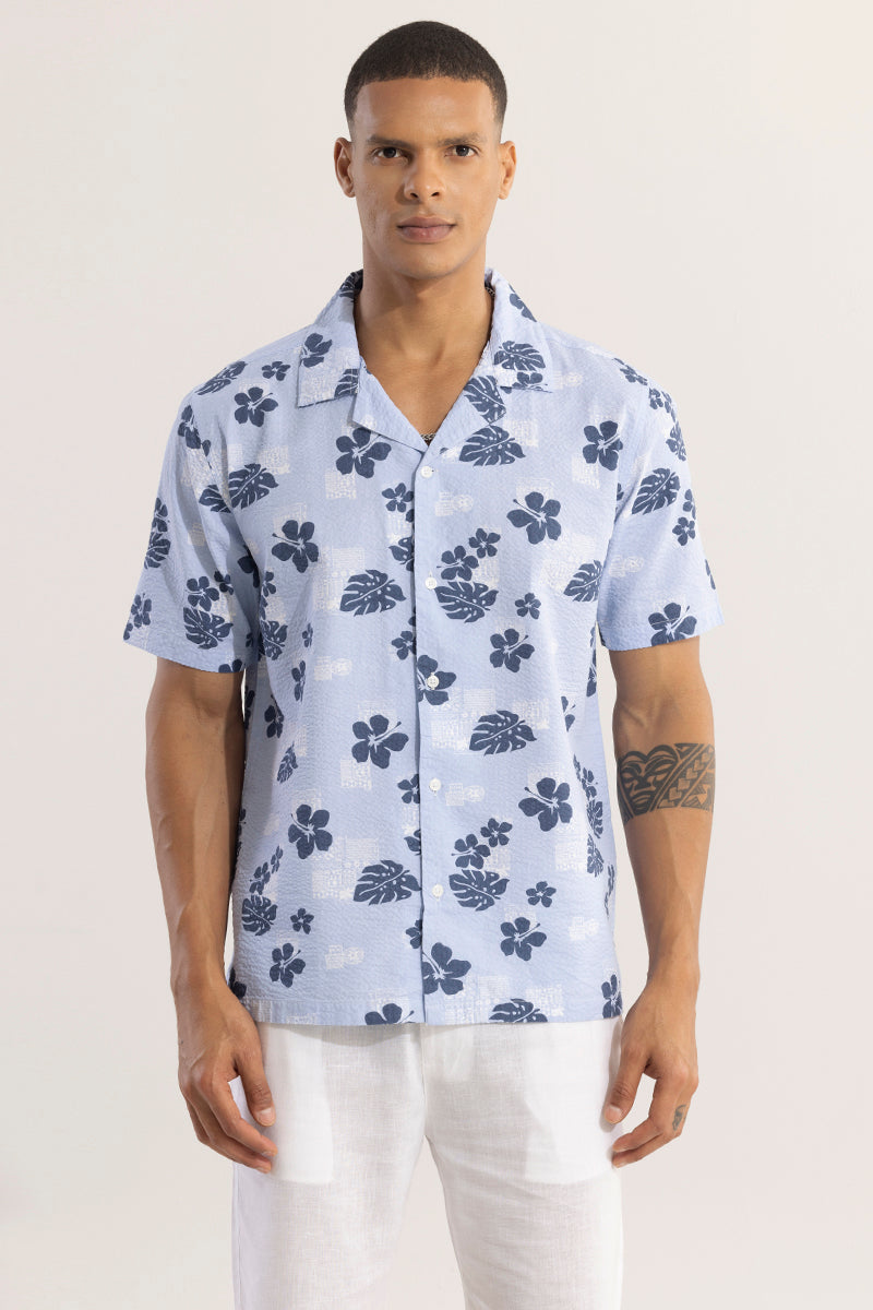 Chestnut Blue Seersucker Shirt