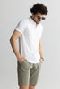 Sphere White Polo T-Shirt