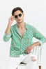 Wave Line Green Shirt