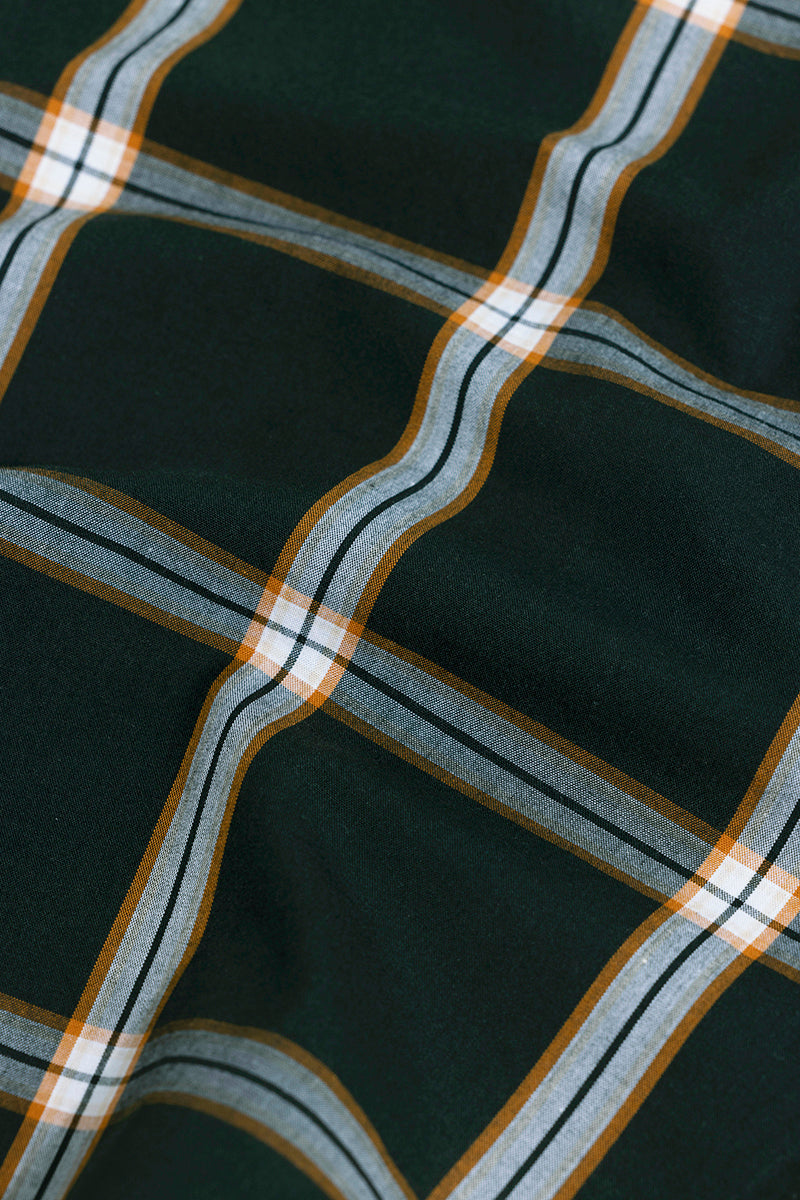 Supernova Check Olive Shirt