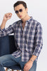 Galaxy Check Blue Shirt