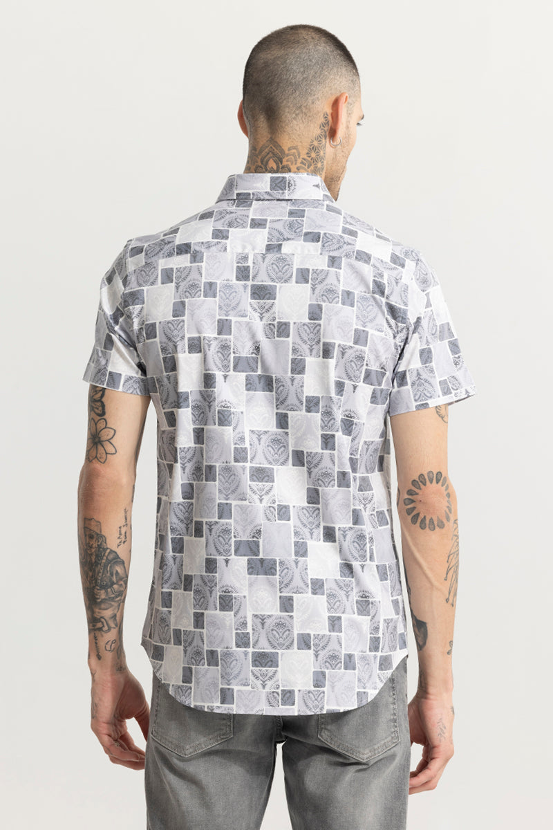 VividVortex Grey Shirt