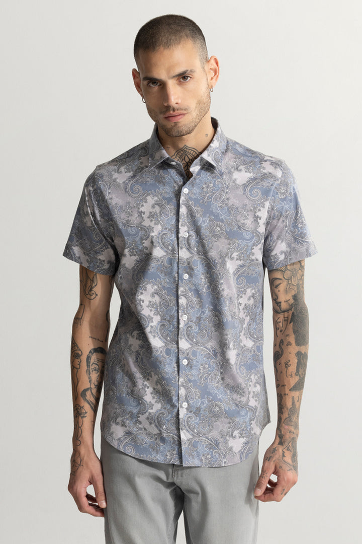 ZenithZest Blue Shirt