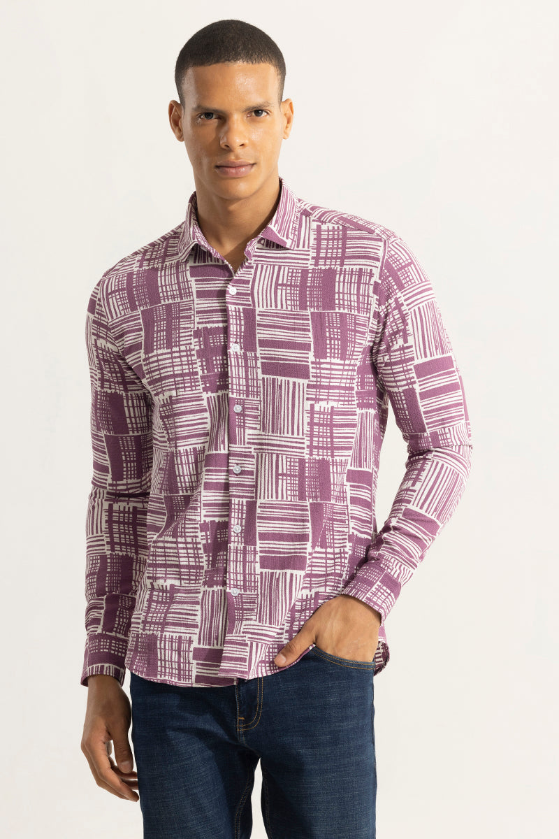 Boxlines Purple Shirt