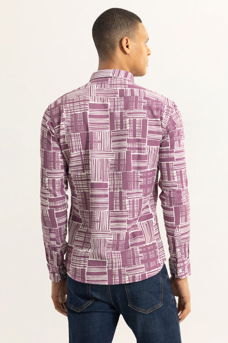 Boxlines Purple Shirt