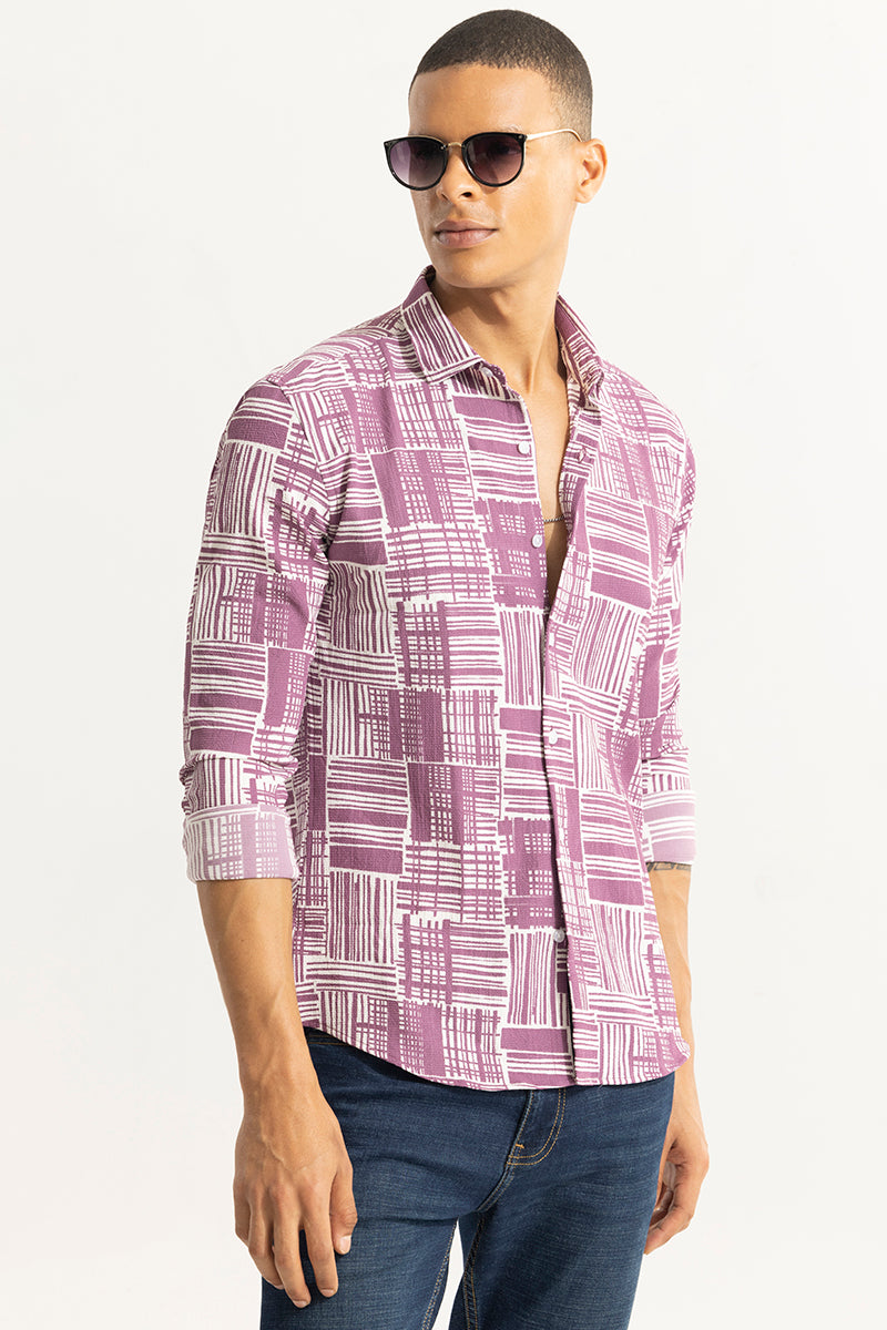 Boxlines Purple Shirt