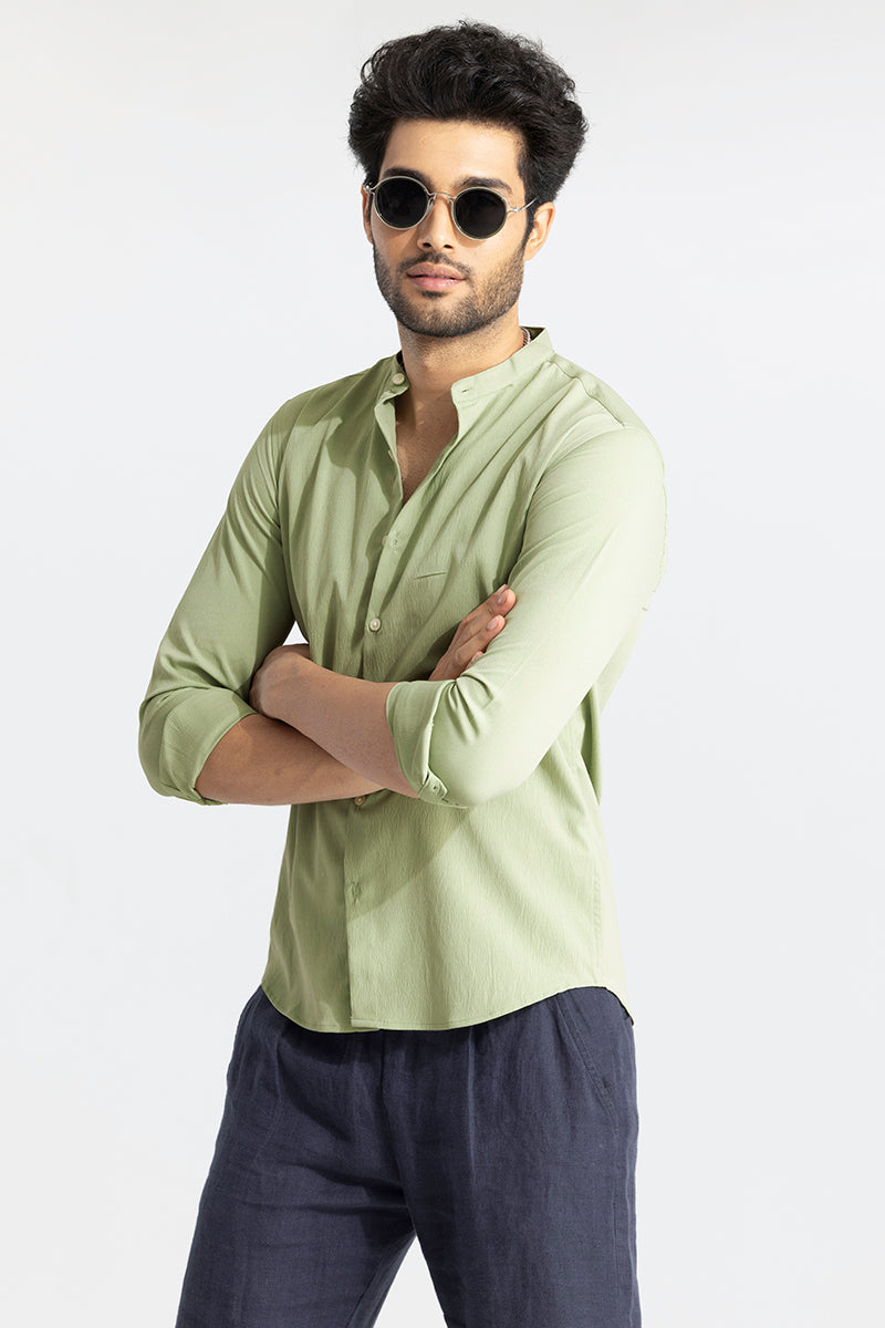 Evander Tea Green Shirt