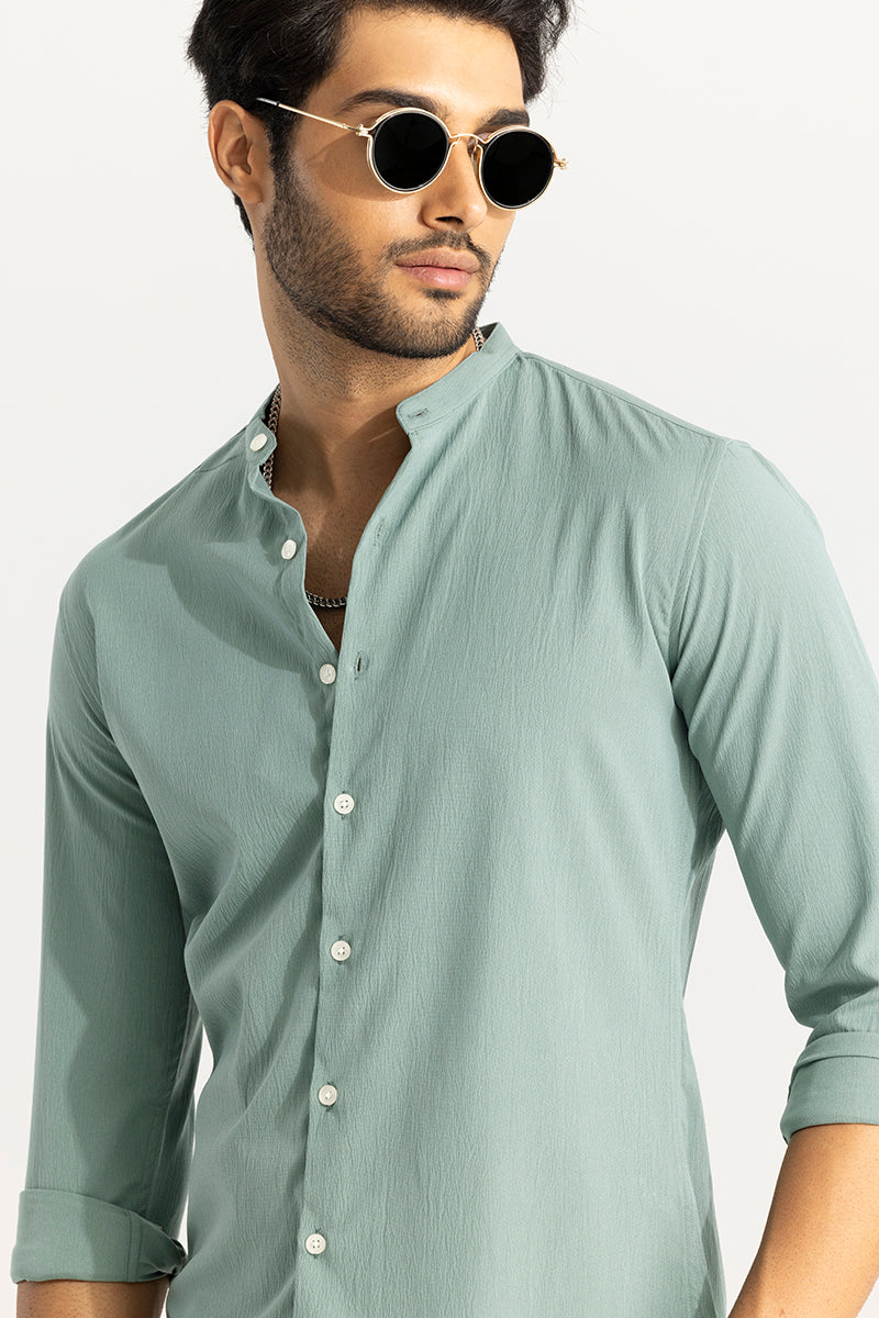 Buy Men's Evander Green Shirt Online | SNITCH