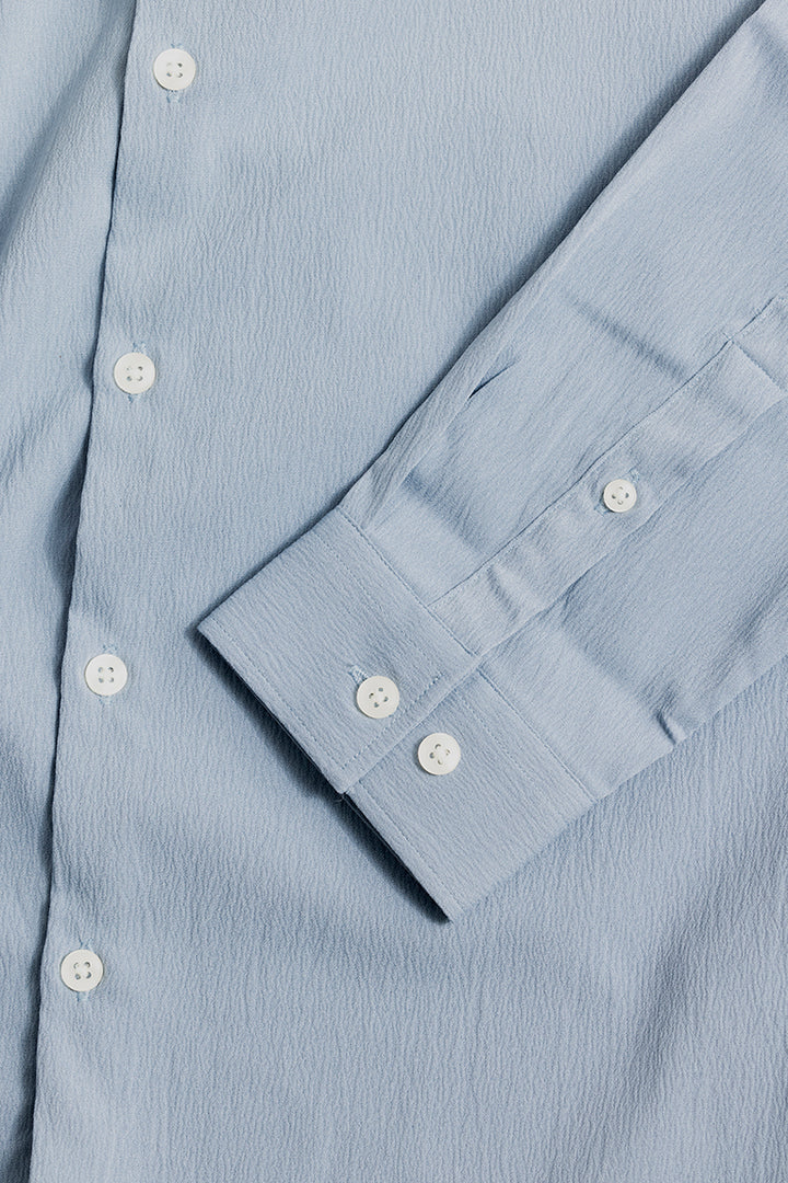 Evander Teal Blue Shirt