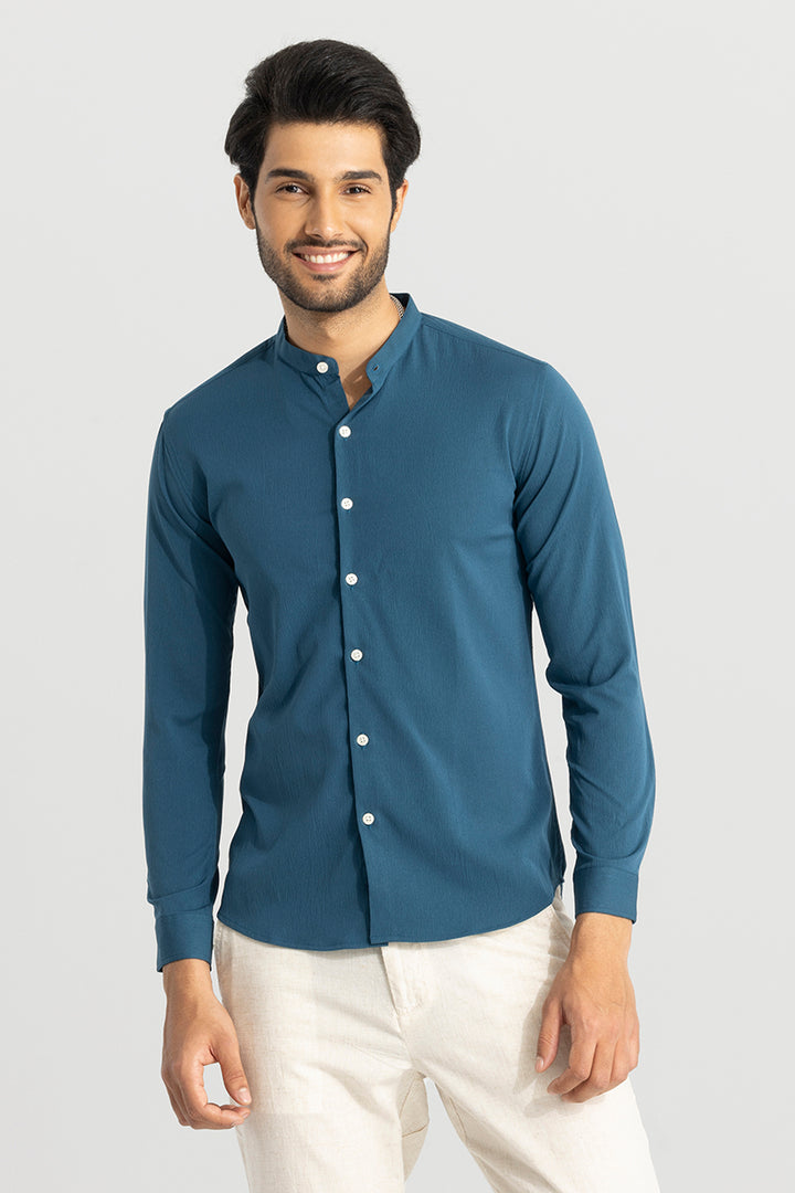 Evander Sapphire Blue Shirt