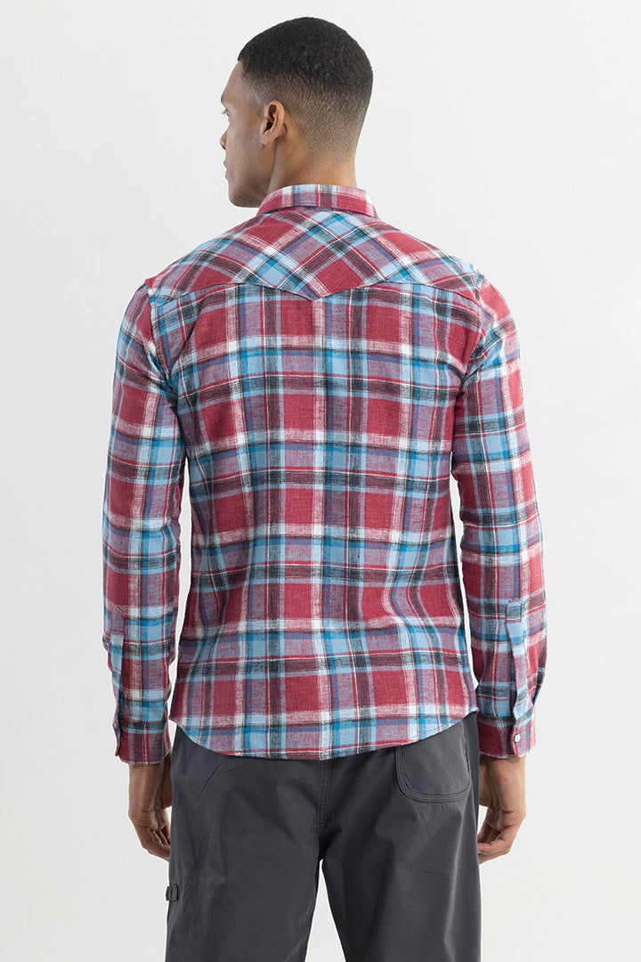 Tartan Tango Red Checks Shirt