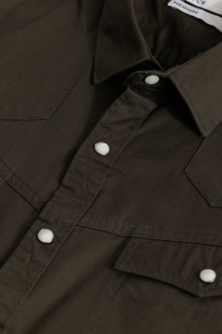 Yolk Style Olive Shirt