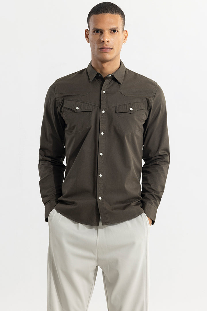 Yolk Style Olive Shirt