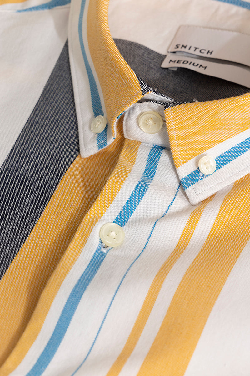 Retro Stripe Yellow Shirt