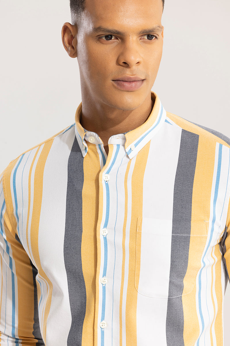 Retro Stripe Yellow Shirt