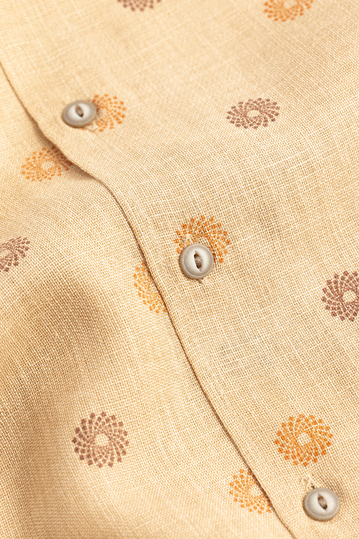 Diamond Circle Beige Shirt